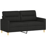  3-dijelni set sofa s jastucima crni od mikrovlakana | shoptok.hr