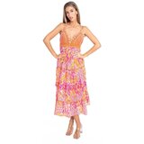 Isla Bonita By Sigris Dolge obleke Dolga Midi Obleka Večbarvna | Shoptok.si