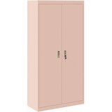 Ormarić Omarica za shranjevanje 2 pcs Roza 90 x 40 x 180 cm Jeklo, (5000152584) | Shoptok.si