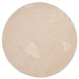 Kave Home Krem ručno rađen vunen okrugao tepih ø 200 cm Domm – | shoptok.hr