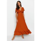 Trendyol Dress - Brown - A-line Cene