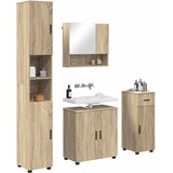  Set namještaja za kupaonicu 4 kom. Sonoma hrast 61 x 35 x 64 cm | shoptok.hr