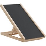  Rampa za pse siva 70 x 35 cm od masivne jelovine | shoptok.hr