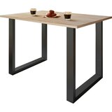 MID.YOU PISALNA MIZA leseni material črna, hrast sonoma | Shoptok.si