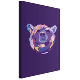 Artgeist Slika Na Platnu Colorful Bear | Shoptok.si