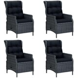  5-dijelni vrtni blagovaonski set tamnosivi | shoptok.hr