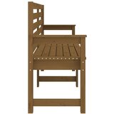  Vrtna klupa boja meda 159,5x48x91,5 cm od masivne borovine | Eponuda.com