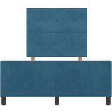  Postelja Temno Modra 120x190 cm Žamet, (22049261) | Shoptok.si