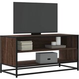 vidaXL TV ormarić boja hrasta 91x40x46 cm konstruirano drvo i metal Cijene