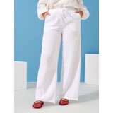 Sinsay Mušelin hlače širokih nogavica | shoptok.hr