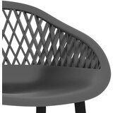  Barski stoli 2 kosa sivi | Shoptok.si