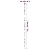  Kolci za vrtne biljke 30 kom zeleni 60 cm čelični | shoptok.hr