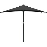  Vrtni suncobran Crna 294 x 150 x 223 cm Poliester i čelik | shoptok.hr