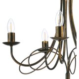 ONLI Luster na lancu MILVIA 5xE14/6W/230V u bronzanoj boji | Eponuda.com