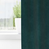  Zavjese za zamračivanje 2 pcs Tamnozelena 140 x 140 cm Baršun | shoptok.hr