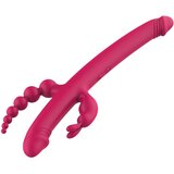 DREAMTOYS Anywhere Pleasure Vibe - punjivi vibrator s 4 zupca (ružičasti) | shoptok.hr