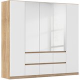 Rauch Möbel omara s klasičnimi vrati, bela, barve hrasta | Shoptok.si