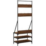  Stalak za odjeću i cipele smeđa boja hrasta 70x40x184 cm | shoptok.hr