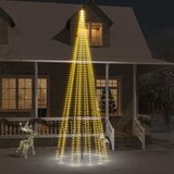  Božićno drvce na stijegu 732 LED žarulje tople bijele 500 cm | shoptok.hr