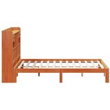 vidaXL Krevet s regalom za knjige bez madraca 180x200 cm od borovine | shoptok.hr