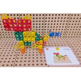 Masterkidz set geometrijskih oblika kockica za zidne panele, 260 kom. | shoptok.hr
