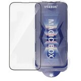  Kaljeno steklo 6D Pro Veason Easy-Install Glass – za iPhone 14 Pro črno | Shoptok.si