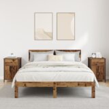  Noćni ormarići 2 kom Staro drvo 40x42x60 cm MDF | shoptok.hr