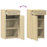  Komoda boja hrasta sonome 45 x 42,5 x 93 cm konstruirano drvo | shoptok.hr