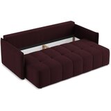 Makamii Bordo rdeča raztegljiva/s prostorom za shranjevanje sedežna garnitura 225 cm Moku – | Shoptok.si