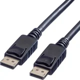 DisplayPort priključni kabel DisplayPort vtič\, DisplayPort vtič 3.00 m črna 11.99.5763 zaščiten DisplayPort kabel, (20421062)