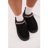 Boto Women's Low Snow Boots With Moving Strap And Embroidery On Platform Black Lyrisse | Shoptok.si