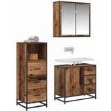 vidaXL Set namještaja za kupaonicu 3 pcs Staro drvo 35 x 37.5 x 100 cm | shoptok.hr