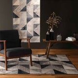 Douceur d intérieur Sivi/bež tepih od mješavine pamuka 68x110 cm Graphic – | shoptok.hr