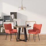  Blagovaonske stolice 2 kom ružičaste baršunaste | shoptok.hr