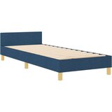 Plavi okvir kreveta od tkanine 100x200 cm | shoptok.hr