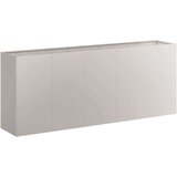 vidaXL Planter Rusty 200x40x80 cm Vremensko odporno jeklo | Shoptok.si
