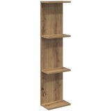 vidaXL Zidna polica Hrast artisan 22 x 15 x 100 cm Konstruirano drvo - Hrast artisan 1 22 x 15 x 100 cm (4 etaže) | shoptok.hr