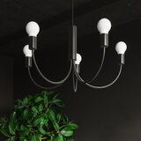 Nice Lamps Črna viseča svetilka ø 45 cm Karim – | Shoptok.si