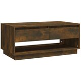 vidaXL Klubska mizica dimljeni hrast 102,5x55x44 cm iverna plošča, (20712651) Cene
