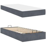  Okvir kreveta s madracem 2 pcs Siva nijansa Baršun | shoptok.hr