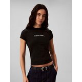 Calvin Klein Jeans Majice & Polo majice Ss Slim Fit Heart Lo Črna Cene