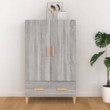vidaXL Visoka omarica siva sonoma 70x31x115 cm konstruiran les Cene