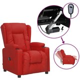 vidaXL Električni naslanjač vinsko rdeče umetno usnje | Shoptok.si