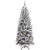  Umjetno božićno drvce Bijela 240 cm PVC, plastika, čelik i PE | shoptok.hr