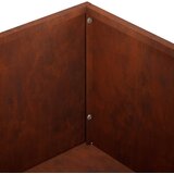  Vrtna saksija Rđa 80 x 20 x 49 cm Otporni čelik | shoptok.hr