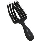 Olivia Garden Club The Nomad Detangling&Shine Fingerbrush​ ravna krtača za lase Black 1 kos | Shoptok.si