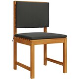 Set za objedovanje u vrtu od 4 dijela s jastučićima od masivnog drva akacije | shoptok.hr