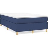  Krevet s oprugama i madracem plavi 120 x 190 cm od tkanine | shoptok.hr
