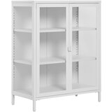House Nordic Bela kovinska vitrina 80x101 cm Brisbane – | Shoptok.si