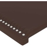  Posteljno vzglavje rjavo 100x5x78/88 cm umetno usnje, (20735508) | Shoptok.si